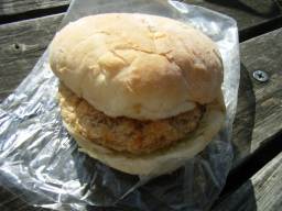 浜田分店のハムカツサンド