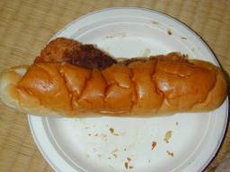 日本堂のハムカツパン