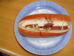 ポプラのハムカツロール