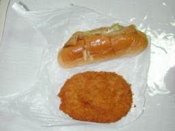 反町のハムカツ集合